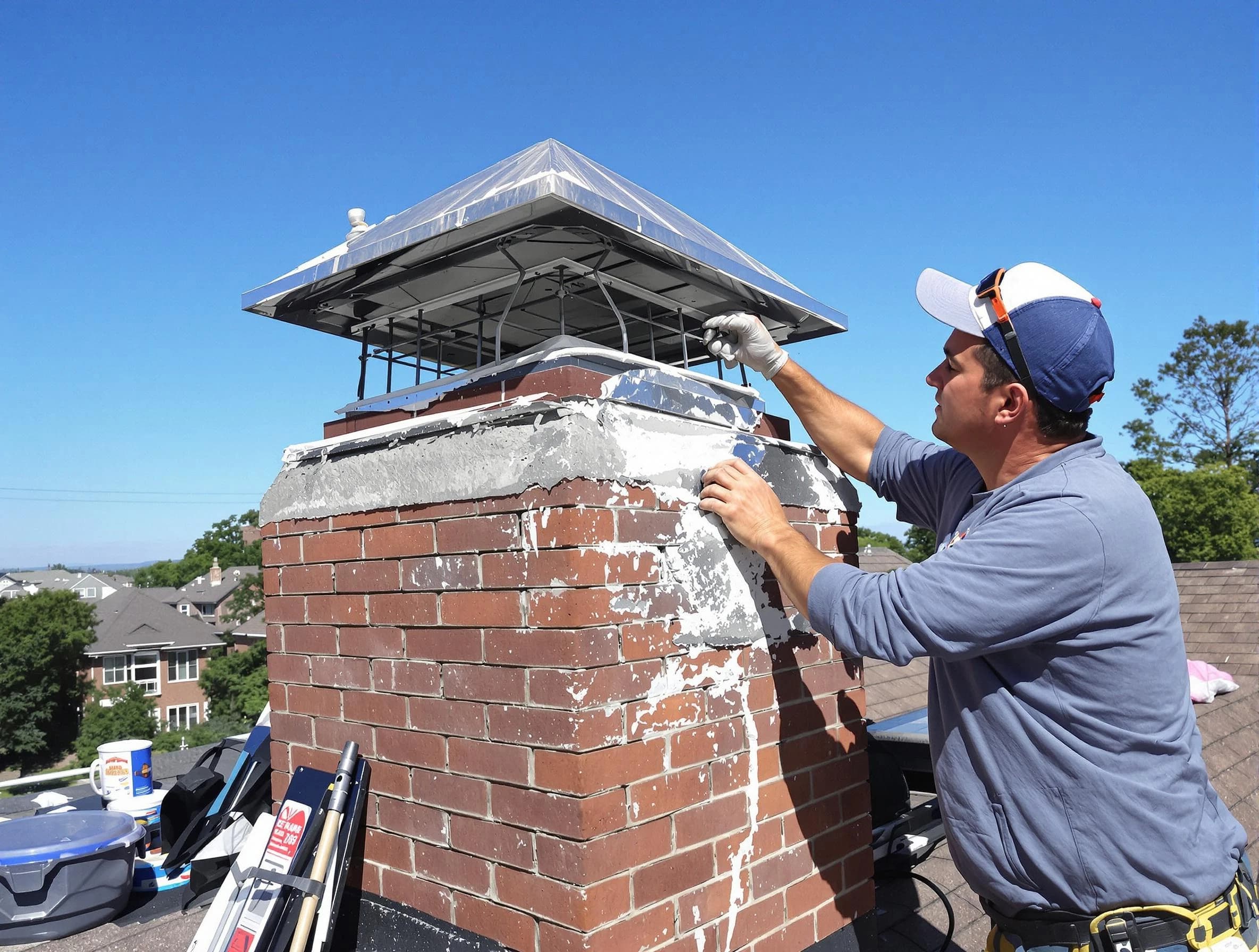 Chimney Crown Services service in Brentwood, PA